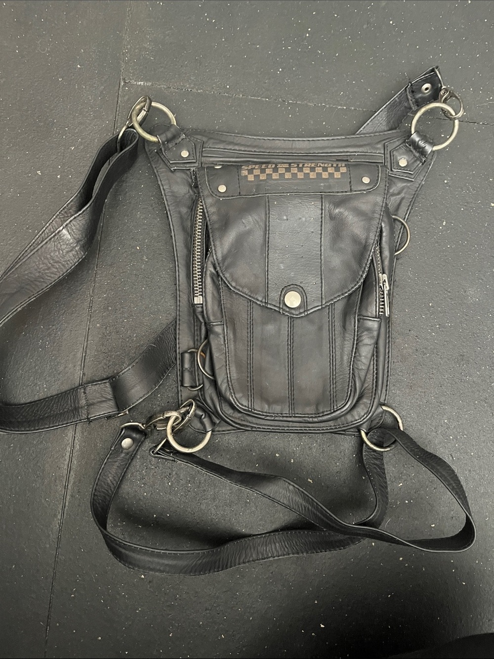 Speed and strength motorcycle bag